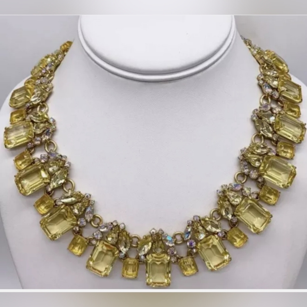 J. Crew Statement Necklace Crystal necklace.